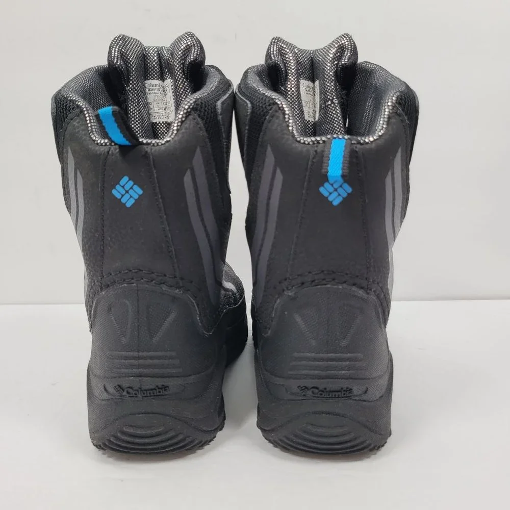 Columbia Insulated Waterproof Boy's Black Snow Boots BY5955-010 US Size 4